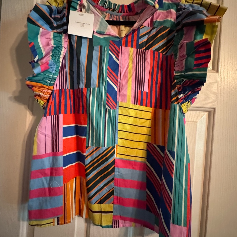 Multicolor Patchwork Top - image 2